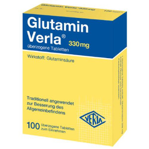 Produktbild von GLUTAMIN VERLA überzogene Tabletten