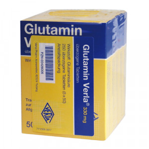 Produktbild von GLUTAMIN VERLA überzogene Tabletten