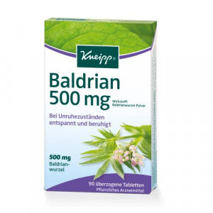Produktbild von KNEIPP Baldrian 500 überzogene Tabletten