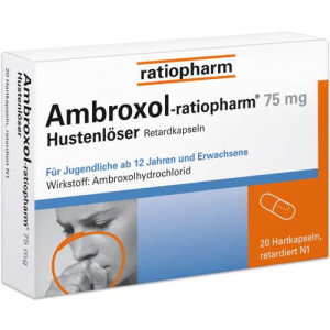 Produktbild von AMBROXOL-ratiopharm 75 mg Hustenlöser Retardkaps.