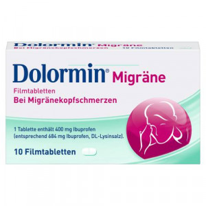 Produktbild von DOLORMIN Migräne Filmtabletten