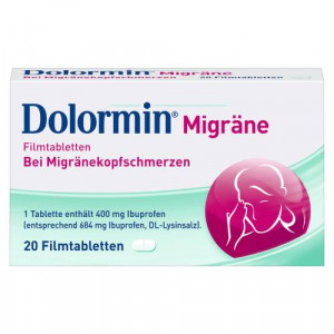 Produktbild von DOLORMIN Migräne Filmtabletten