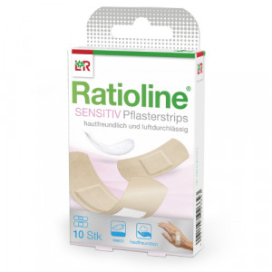 Produktbild von RATIOLINE sensitive Pflasterstrips in 2 Größen