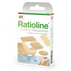 Produktbild von RATIOLINE elastic Pflasterstrips in 4 Größen