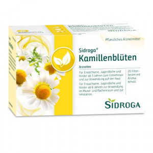 Produktbild von SIDROGA Kamillenblüten Tee Filterbeutel