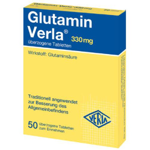 Produktbild von GLUTAMIN VERLA überzogene Tabletten