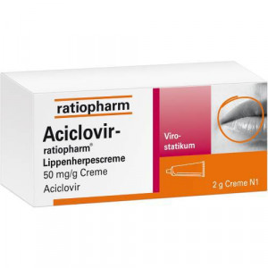 Produktbild von ACICLOVIR-ratiopharm Lippenherpescreme
