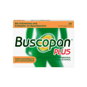 Produktbild von BUSCOPAN plus 10 mg/500 mg Filmtabletten