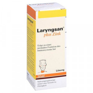 Produktbild von LARYNGSAN Plus Zink Lösung