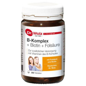 Produktbild von B-KOMPLEX+Biotin+Folsäure Tabletten