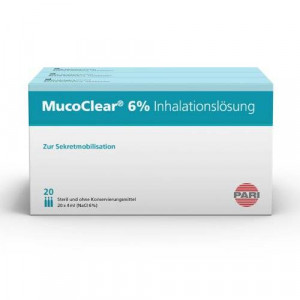 Produktbild von MUCOCLEAR 6% NaCl Inhalationslösung