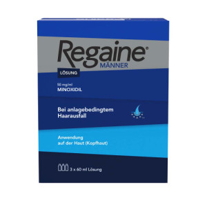 Produktbild von REGAINE Männer 50 mg/ml Lsg.z.Anw.a.d.Kopfhaut