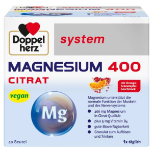 Produktbild von DOPPELHERZ Magnesium 400 Citrat system Granulat