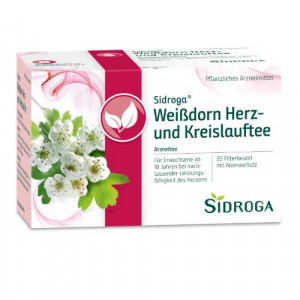 Produktbild von SIDROGA Weißdorn Herz- und Kreislauftee Filterb.