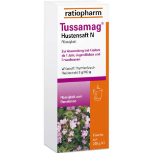 Produktbild von TUSSAMAG Hustensaft N