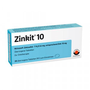 Produktbild von ZINKIT 10 überzogene Tabletten