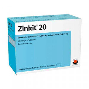 Produktbild von ZINKIT 20 überzogene Tabletten