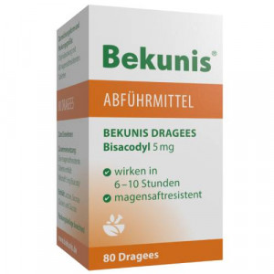 Produktbild von BEKUNIS Dragees Bisacodyl 5 mg magensaftres.Tabl.