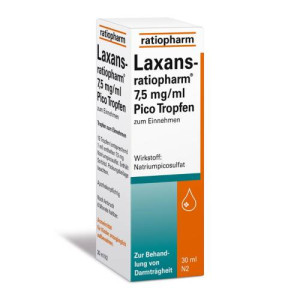 Produktbild von LAXANS-ratiopharm 7,5 mg/ml Pico Tropfen