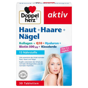 Produktbild von DOPPELHERZ Haut+Haare+Nägel Tabletten