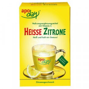 Produktbild von APODAY heiße Zitrone Vit.C Pulver