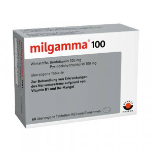Produktbild von MILGAMMA 100 mg überzogene Tabletten