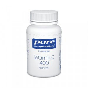 Produktbild von PURE ENCAPSULATIONS Vitamin C 400 gepuffert Kaps.