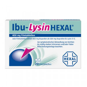 Produktbild von IBU-LYSINHEXAL Filmtabletten