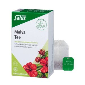 Produktbild von MALVATEE Hibiskusblütentee Bio Salus Filterbeutel