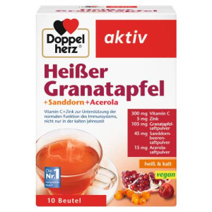 Produktbild von DOPPELHERZ heißer Granatapfel+Sanddorn+Acerola