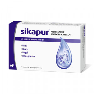 Produktbild von SIKAPUR Kieselsäure Softgel-Kapseln mit Biotin