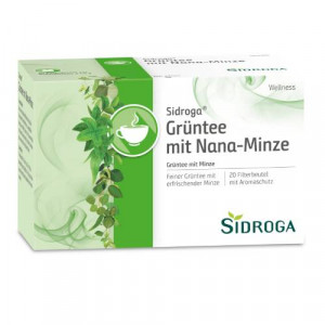 Produktbild von SIDROGA Wellness Grüntee m. Nana-Minze Filterb.