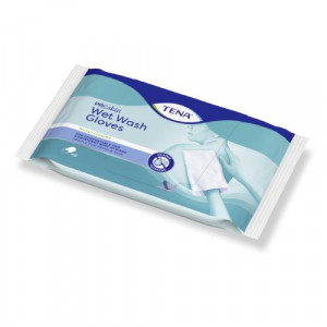 Produktbild von TENA WET Wash Glove parfümiert 15x23 cm blau