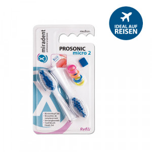 Produktbild von MIRADENT PROSONIC micro 2 Refill Bürstenkopfset