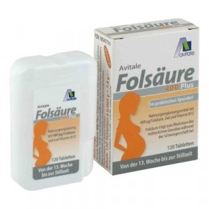 Produktbild von FOLSÄURE 400 Plus B12+Jod Tabletten