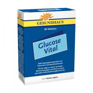 Produktbild von GESUNDHAUS Glucose Vital Tabletten