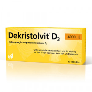 Produktbild von DEKRISTOLVIT D3 4000 I.E. Tabletten