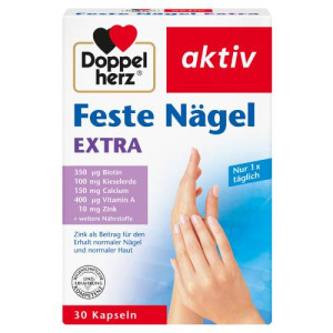 Produktbild von DOPPELHERZ Feste Nägel Extra Kapseln
