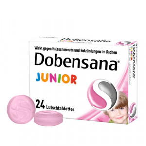 Produktbild von DOBENSANA Junior 1,2mg/0,6mg Lutschtabletten