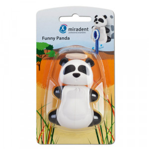 Produktbild von MIRADENT Zahnbürstenhalter Funny Snapper Panda