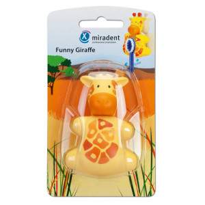 Produktbild von MIRADENT Zahnbürstenhalter Funny Snapper Giraffe