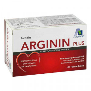 Produktbild von ARGININ PLUS Vitamin B1+B6+B12+Folsäure Filmtabl.