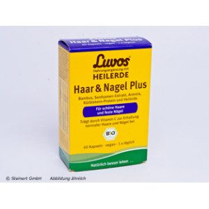Produktbild von LUVOS Heilerde Bio Haar & Nagel Plus Kapseln
