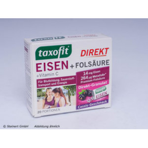 Produktbild von TAXOFIT Eisen+Folsäure Direkt Granulat