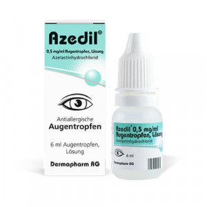 Produktbild von AZEDIL 0,5 mg/ml Augentropfen Lösung