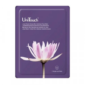 Produktbild von UNITOUCH Lotusblütenex.-Biozellulose Gesichtsmaske