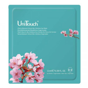 Produktbild von UNITOUCH Kirschblütenextr.-Biozellulose Augenmaske