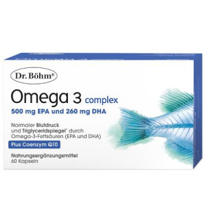 Produktbild von DR.BÖHM Omega-3 complex Kapseln