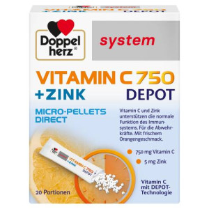 Produktbild von DOPPELHERZ Vitamin C 750 Depot system Pellets