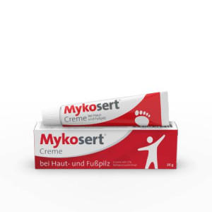 Produktbild von MYKOSERT Creme bei Haut- und Fußpilz